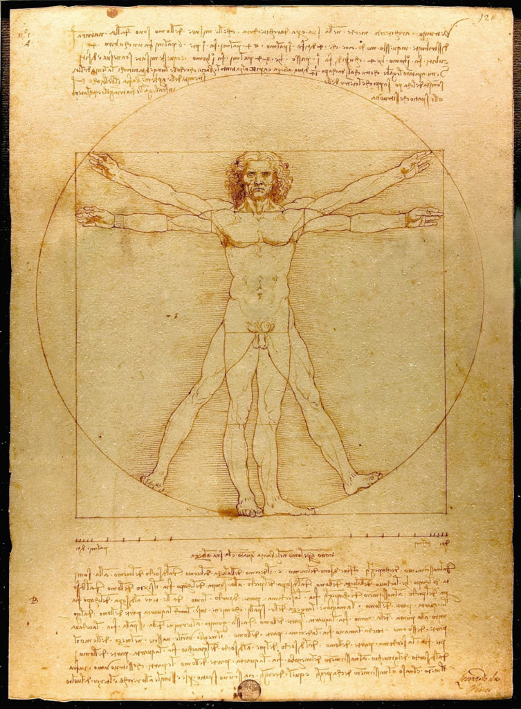 Hombre de Vitruvio - Leonardo da Vinci