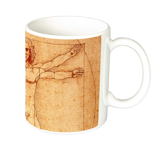 Taza del Hombre de Vitruvio de Leonardo da Vinci, MasTazas