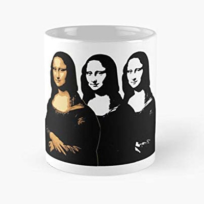 Taza de la Gioconda triplicada de Leonardo da Vinci