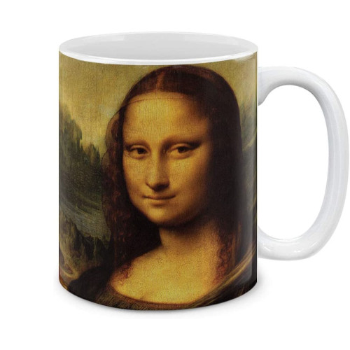 Taza de la Mona Lisa de Leonardo da Vinci