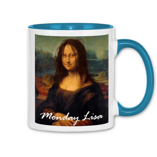 Taza de la Mona Lisa de resaca