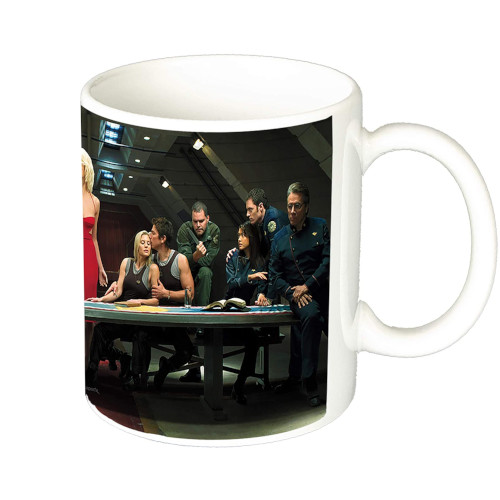 Taza de la Última cena de Battlestar Galactica