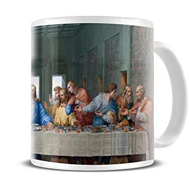 Taza de la última cena de Leonardo da Vinci