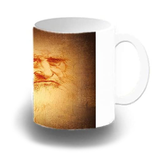 Taza de plástico de Leonardo da Vinci