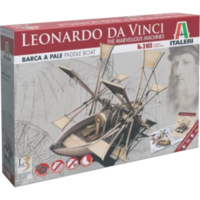 Barco de palas de Leonardo da Vinci (Italeri)