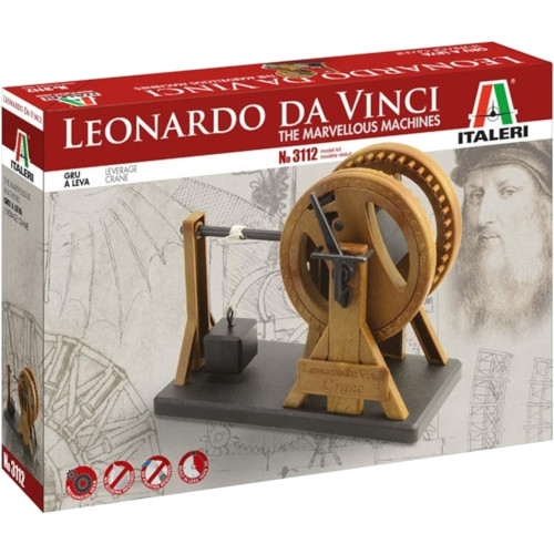 Grua de palanca de Leonardo da Vinci. Italeri