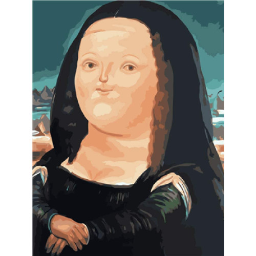 Puzzle de la Mona Lisa gorda de Botero